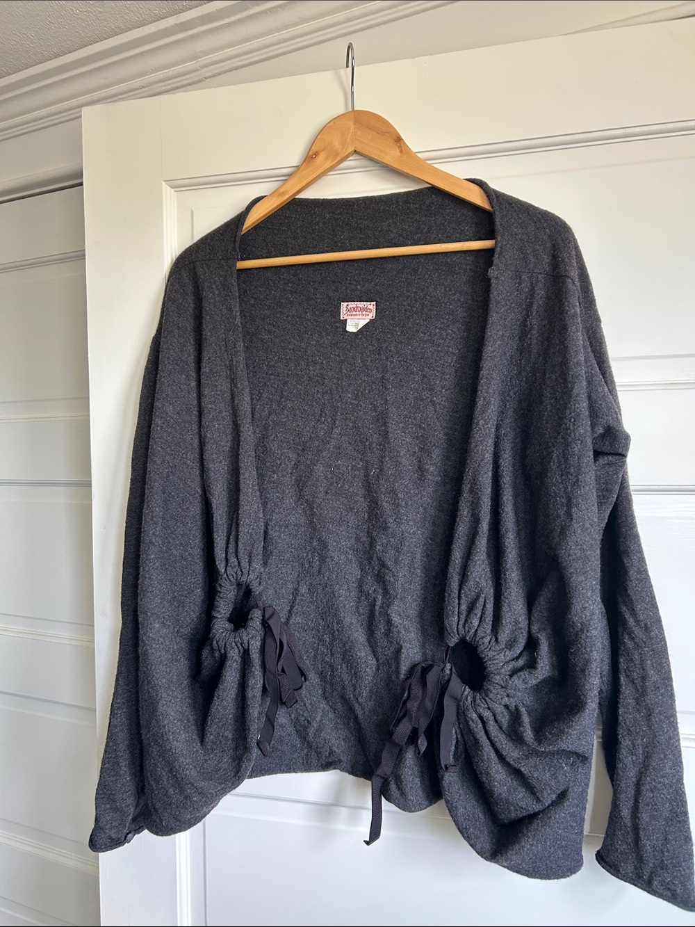 Wool Wrap Sweater- Handmade in USA